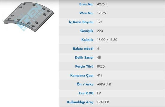 KAMPANA BALATA MUHTELIF  TREYLER 19369