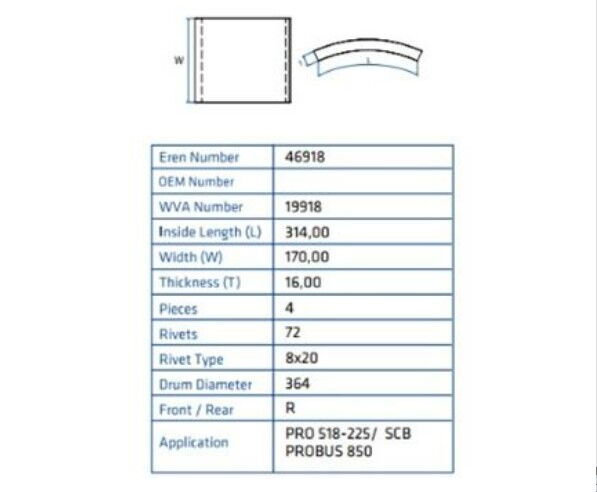 PRO 518 - 225 SCB PROBUS 850 19918
