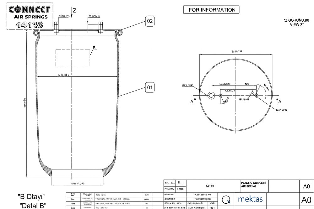 SCANIA SÜSPANSIYON KÖRÜGÜ 14113