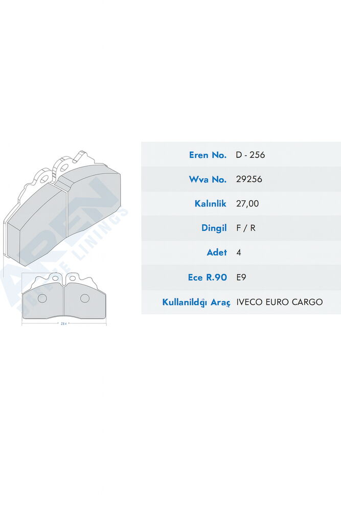 DISK FREN BALATASMAN TGAIVECO EURO CARGO 29256