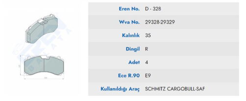 SCHMITZ DORSE FREN BALATASI 29328