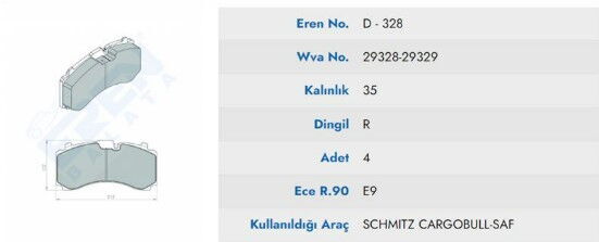 SCHMITZ DORSE FREN BALATASI 29328