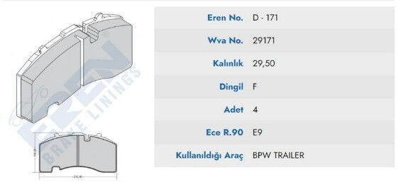 DISK BALATA BPW DINGIL 29171