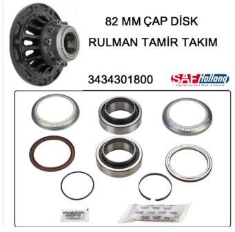 SAFF HOLLAND SAF DINGIL 82 LIK PORYA RULMAN SETI 3434301800