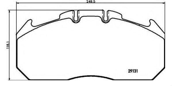 80305 DISK BALATA RENAULT R 420 - RENAULT MAGNUM / 29131