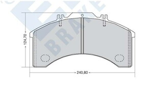  FREN BALATA FIAT IVECO EURO TEC / EURO STAR 440 29011