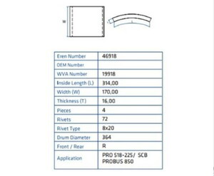  PRO 518 - 225 SCB PROBUS 850 19918