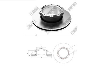  FREN DISKI  FORD CARGO 1840 DC462A315A 120 03