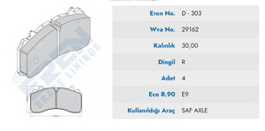  SAF DINGIL E.M DISK BALATA 29162