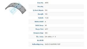 ISUZU CHAMPION 100 P ÖN - ARKA