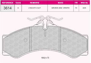  ON / ARKA FREN BALATASI LT28-46 -28-35 (05,96-) SP