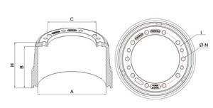  KAMPANA FORD CARGO 4139-3936-3536 ARKA DC1126AB 0401 3