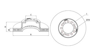  ÖN FREN DISKI MAN TGA TGS                          8150803002