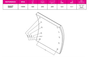  DORSE / BP DINGIL FREN BALATASI PABUC BORANKAY 20M 19094