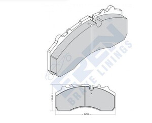  DISK BALATA E.M AXOR ACTROS DORSE BALATASI ORGANIK 29087 2910
