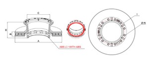  FREN DISKI IVECO DISK EURO STRALIST ABSLI 2995812