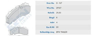  BPW YENI MODEL DORSEY 29167